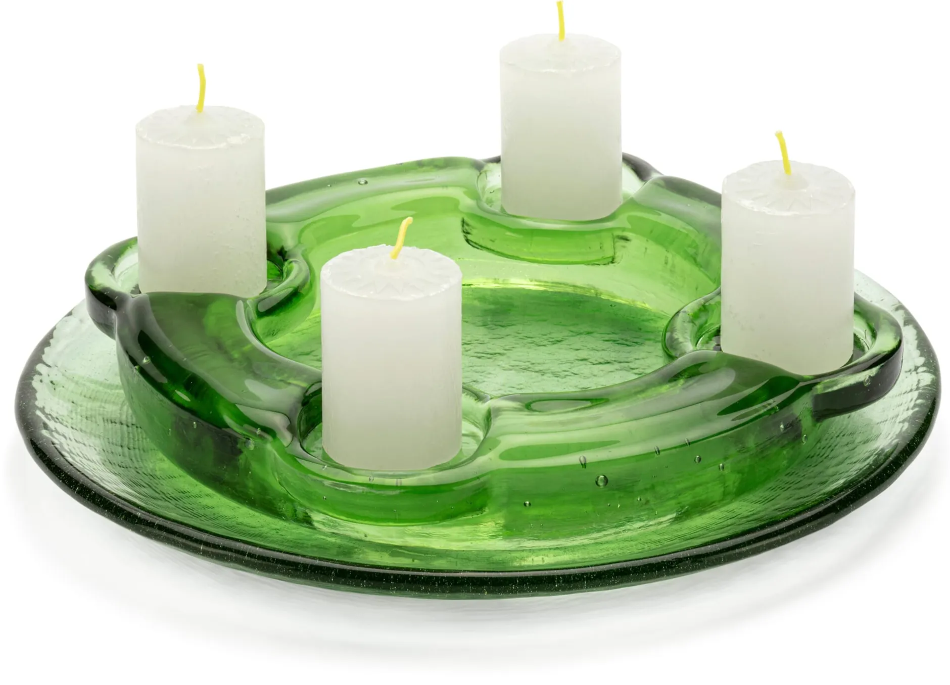 Farbglashütte Lauscha Adventskranz Thüringer Waldglas Best