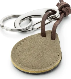 Ackermann Taschenmanufaktur Airtag-Hülle Leder, oliv-braun Discount