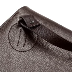 Ackermann Taschenmanufaktur Akten- und Notebooktasche Rindleder Dunkelbraun New