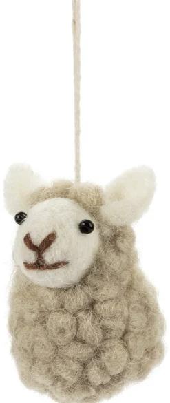 Én Gry & Sif Anhänger Filz-Schäfchen Beige Sale