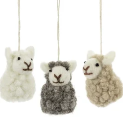 Én Gry & Sif Anhänger Filz-Schäfchen Weiß Clearance