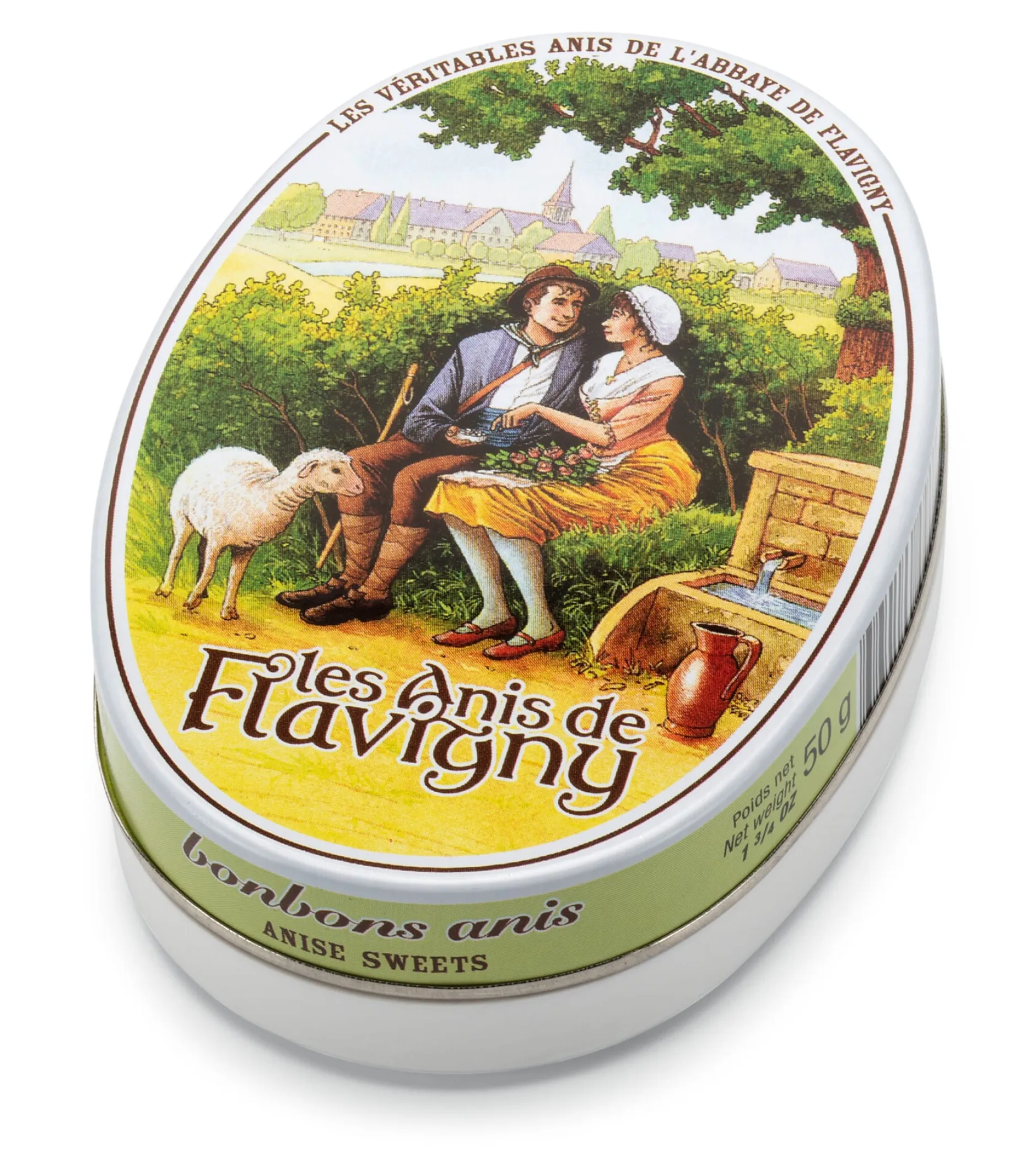 Anis de l’Abbaye de Flavigny Anispastillen Anis natur Einzeldose Sale