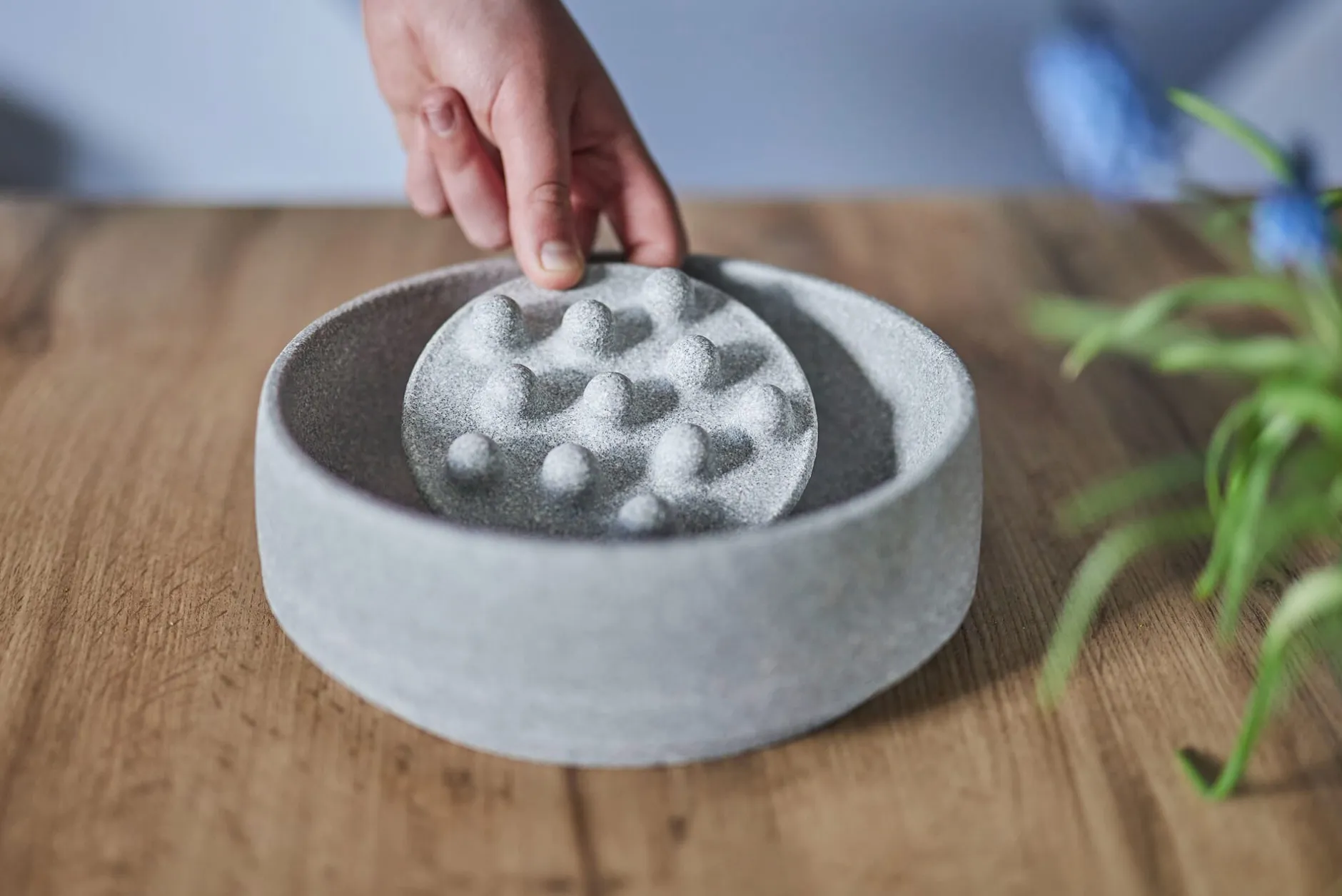 Denk Keramische Werkstätten Anti-Schling-Einsatz für Hundenapf Hot