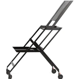 Alessi Arbeits- und Serviertisch Plico, rollbar Hot