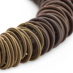 Ménard Armband Edelstahlfedern, Kupfer-Gold Best