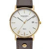 Bruno Söhnle Glashütte Armbanduhr Rondo Gold Ø 38 mm Quarz Hot