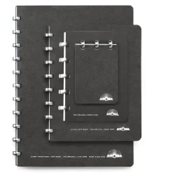 Manufactum Atoma Notizheft A6 blanko Schwarz Sale