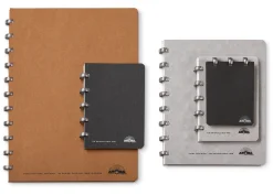 Manufactum Atoma Notizheft A7 blanko Schwarz