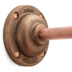 Davey Lighting Außenwandleuchte Bronzeguss und Kupfer rechtwinklig Best