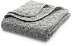 Disana Babydecke Merino-Schurwolle Grau