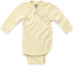 Engel Baby-Wickelbody Merinowolle-Seide Natur Hot