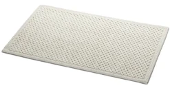 Mastro Raphael Badematte Wabenstruktur Naturweiß Hot