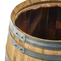 Wilhelm Eder Balkon-Regenfass Kastanienholz