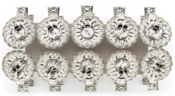 Fridolfinger Metallwaren Baumkerzenhalter Stahlblech Silberfarben Outlet