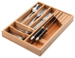 BREKA Besteck- und Messereinsatz Buchenholz Clearance