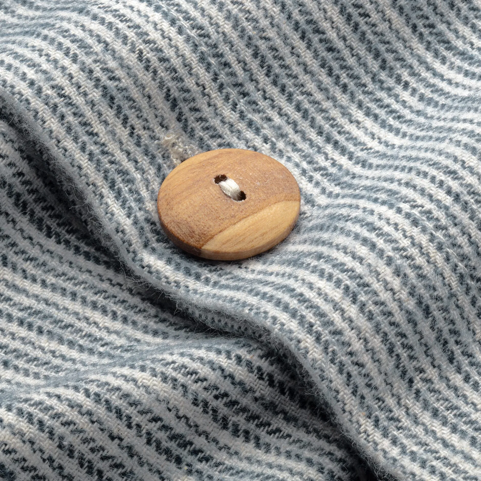 Sampedro Bettbezug Flanell Fischgrat Blau Clearance