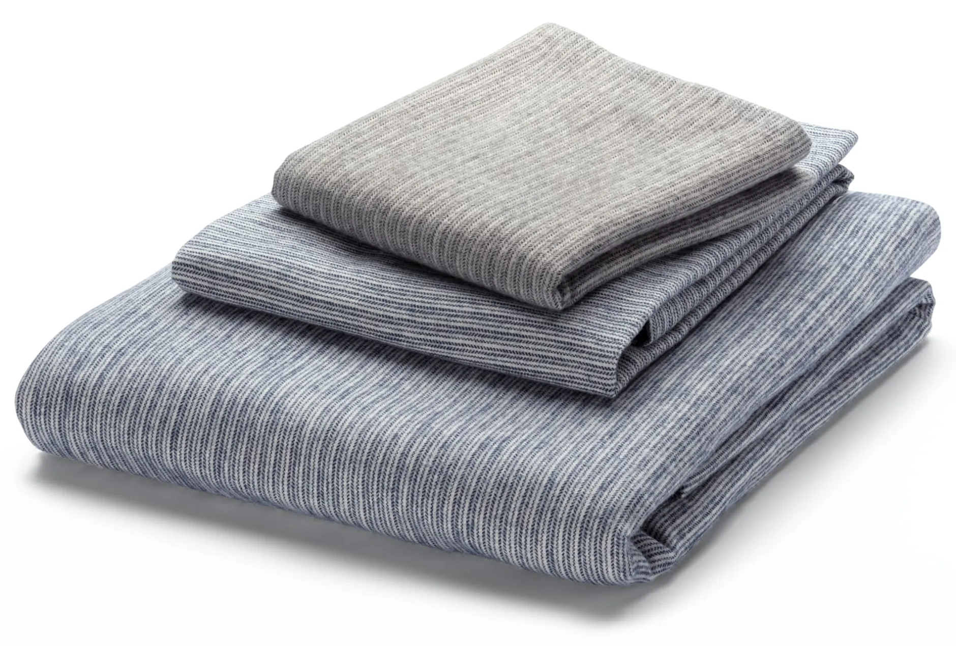 Sampedro Bettbezug Flanell Fischgrat Blau Clearance