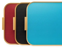 Kaymet London Bett-Tablett Aluminium faltbar Schwarz Best