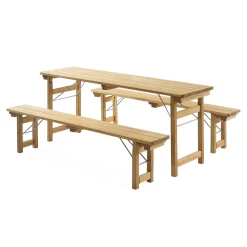 Elefant Möbel Biergartenbank Robinienholz