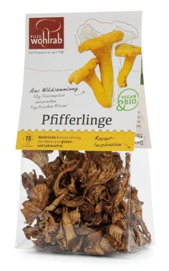 Pilze Wohlrab Bio-Pfifferlinge getrocknet Best