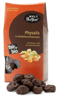 WeltPartner Bio-Physalis in Edelbitterschokolade Online