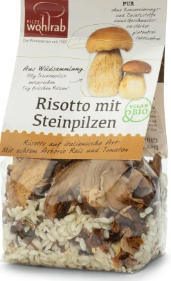 Pilze Wohlrab Bio-Risotto mit Steinpilzen Hot