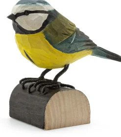 Wildlife Garden Blaumeise Lindenholz handgeschnitzt Clearance