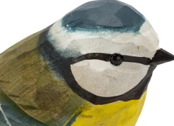 Wildlife Garden Blaumeise Lindenholz handgeschnitzt Clearance