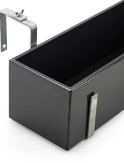 industriestil Blumenkasten Stahl Anthrazit Hot