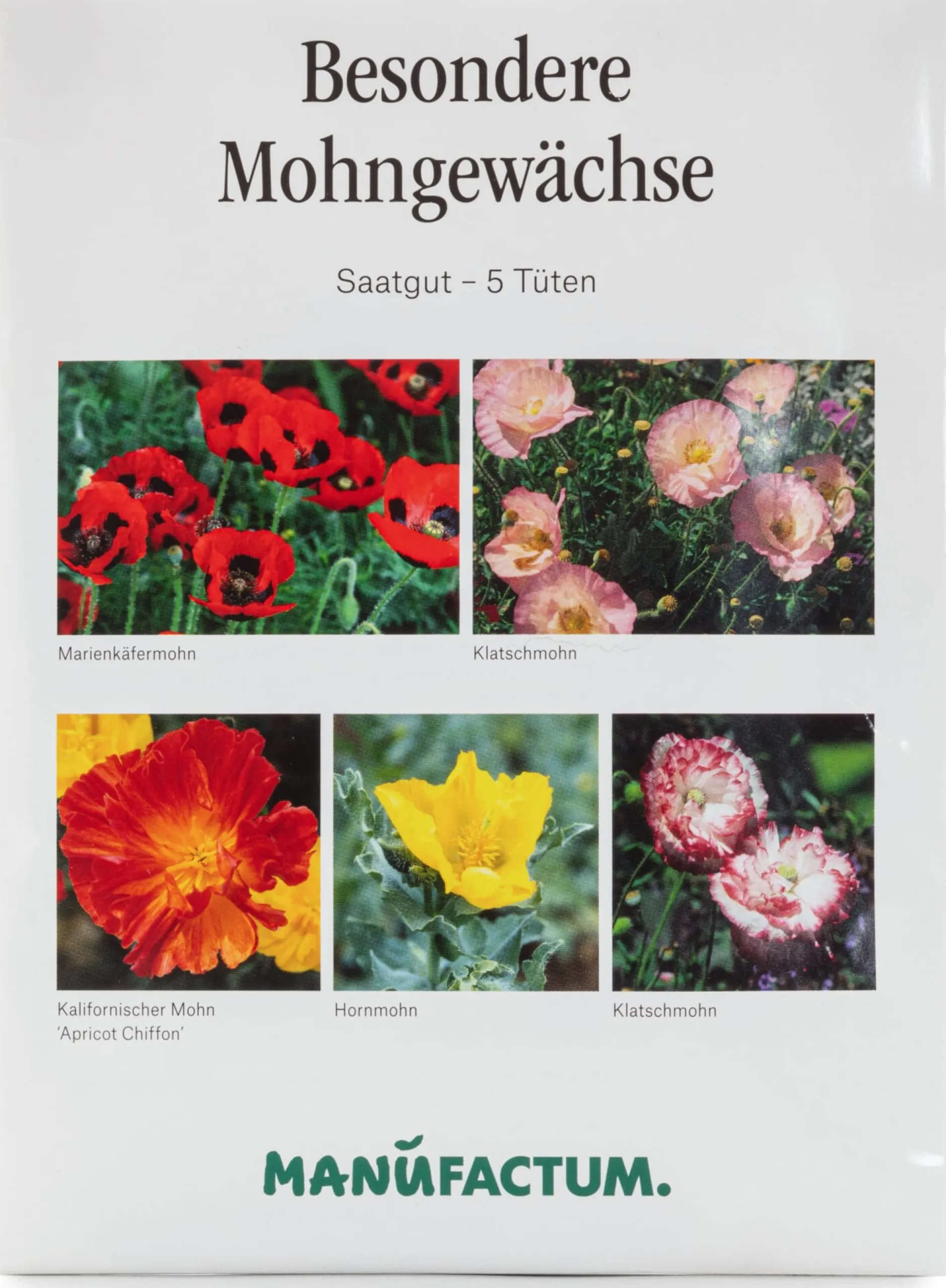 Manufactum Blumensamen Besondere Mohngewächse Clearance