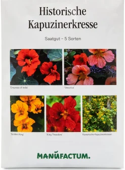 Manufactum Blumensamen Historische Kapuzinerkresse Best