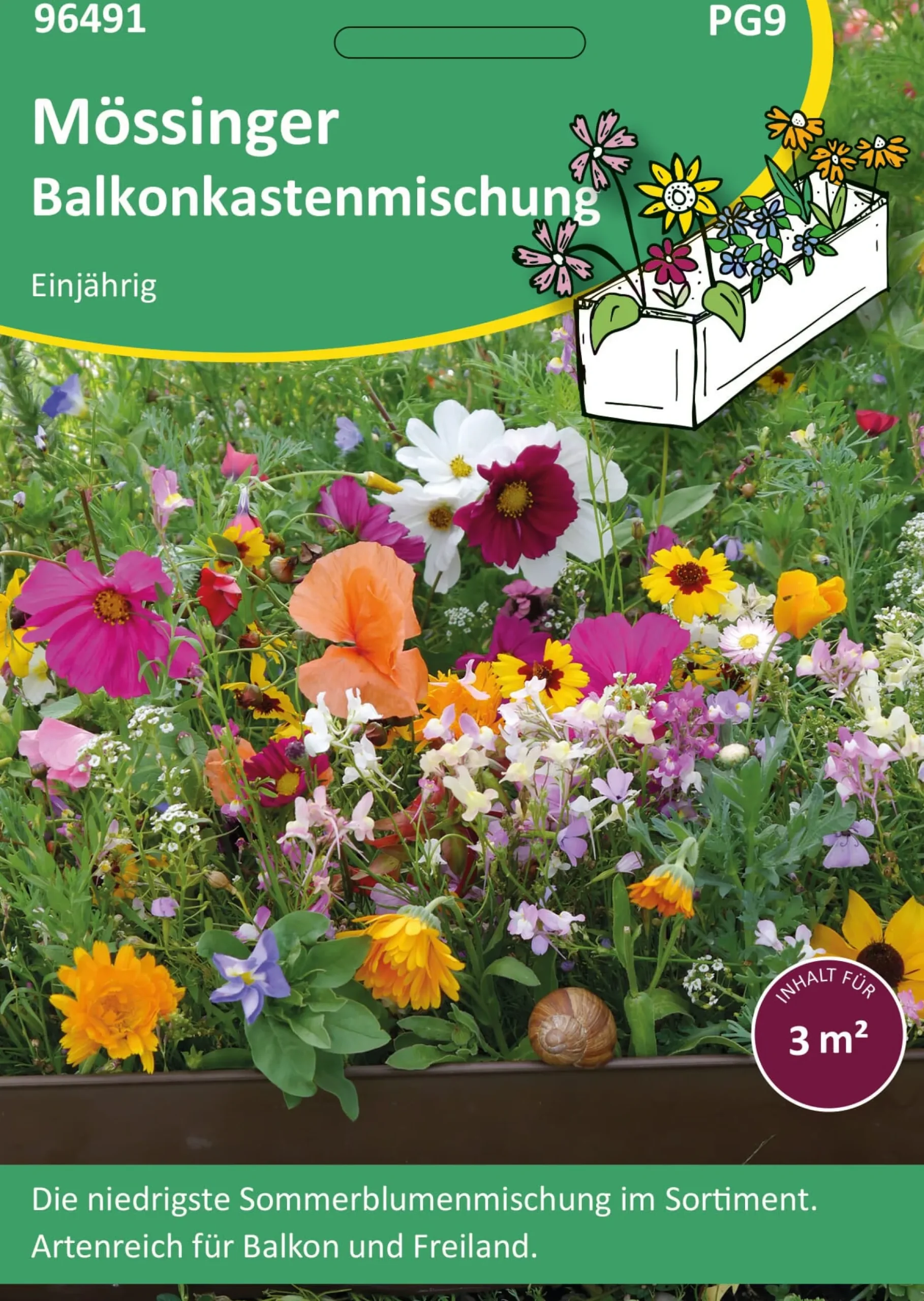 Samen-Fetzer Blumensamen Mössinger Balkonkastenmischung Online