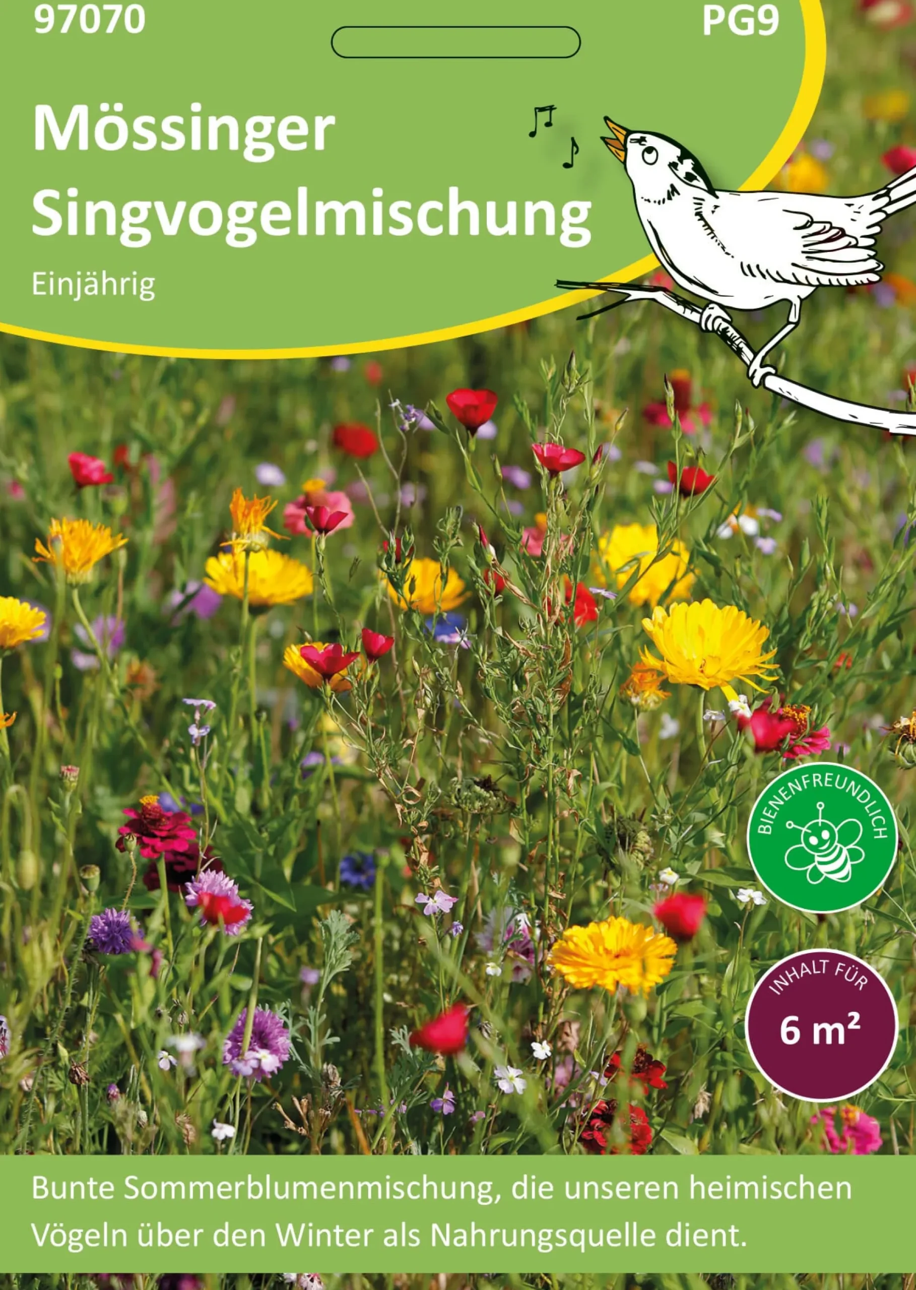 Samen-Fetzer Blumensamen Mössinger Singvogelmischung