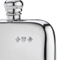 Pinder Bros Britischer Flachmann Zinn