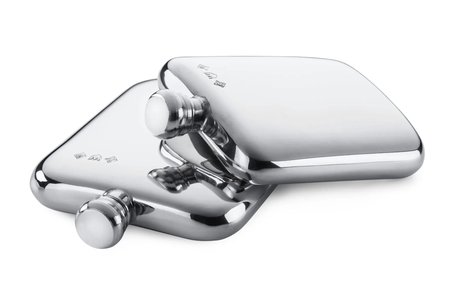 Pinder Bros Britischer Flachmann Zinn