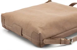 Harold’s Lederwaren Damen-Backpack Rindleder Taupe Outlet