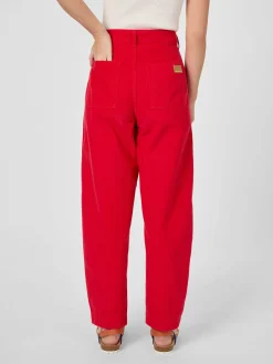 Armedangels Damen-Barrel-Pants Canvas Rot Best