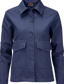 Vetra Damen-Baumwolljacke Dunkelblau Outlet