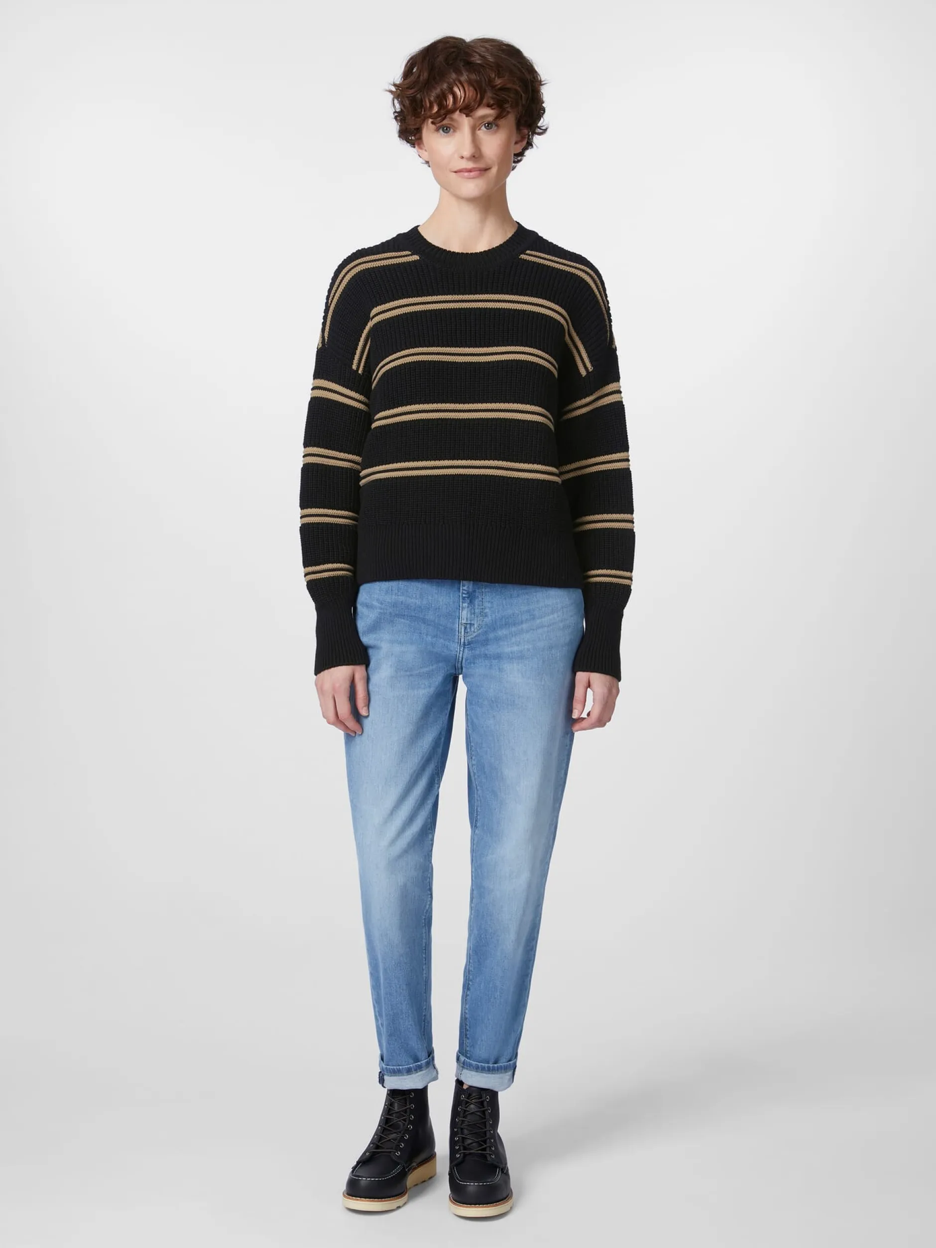 LANIUS Damen-Baumwollpullover