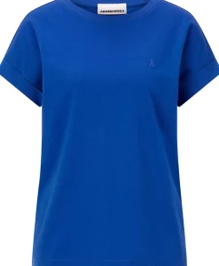 Armedangels Damen-Baumwollshirt Blau