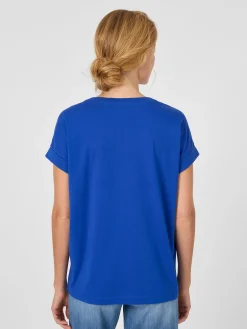 Armedangels Damen-Baumwollshirt Blau