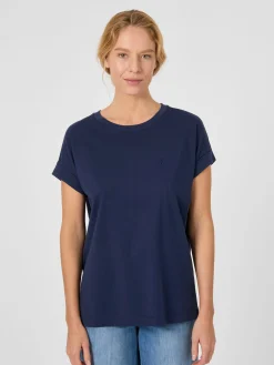 Armedangels Damen-Baumwollshirt Navy Online