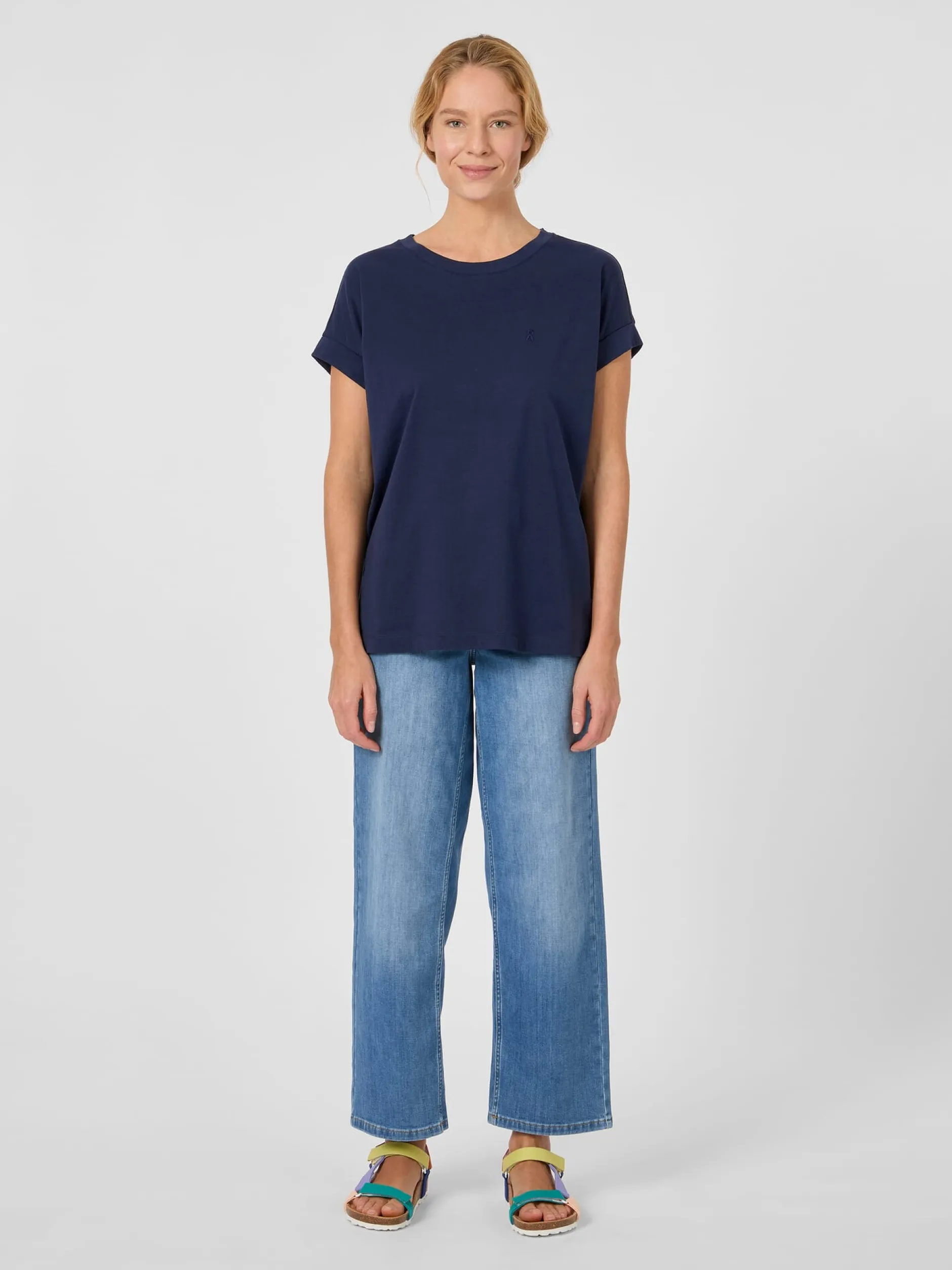 Armedangels Damen-Baumwollshirt Navy Online
