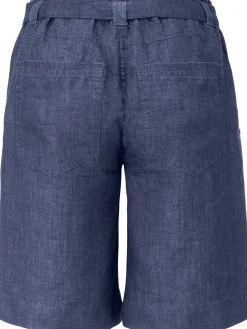 Manufactum Damen-Bermudahose Blau Discount