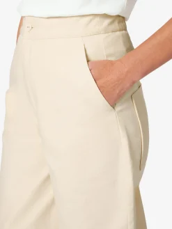 Christiane Strobel Damen-Bermudahose Naturweiß Clearance