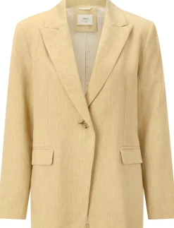 LANIUS Damenblazer Leinenmix