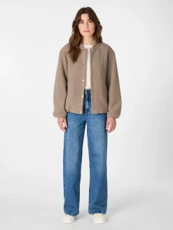 LangerChen Damenblouson Taupe Sale