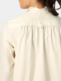 Christiane Strobel Damenbluse 3/4-Arm Naturweiß