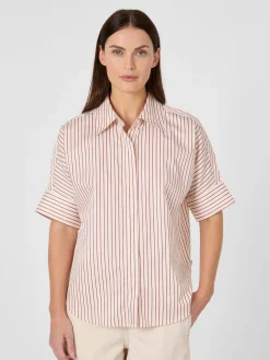 Knowledge Cotton Apparel Damenbluse Baumwollsatin Sale