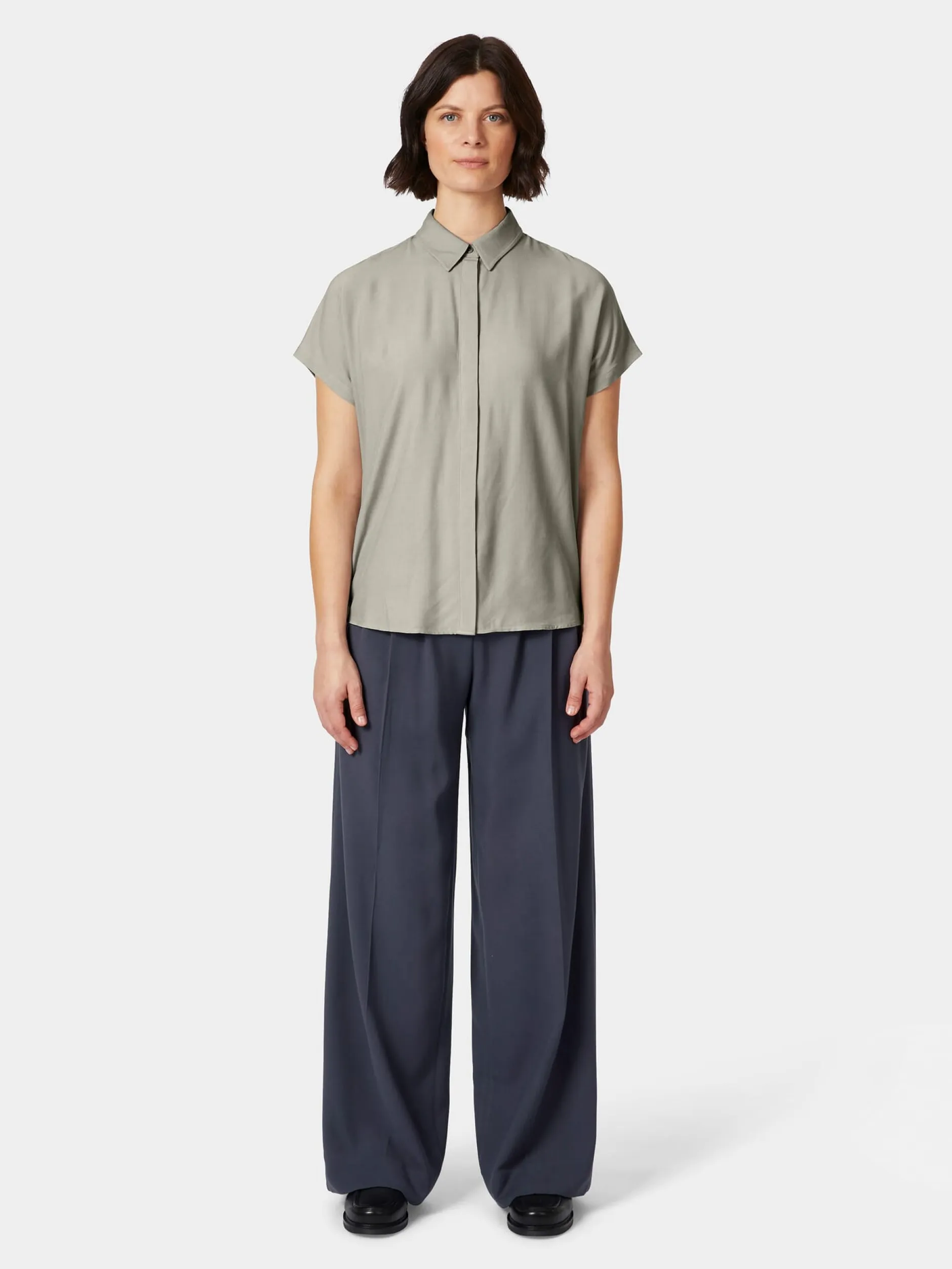 Armedangels Damenbluse Kurzarm Hot